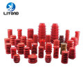 12KV LYC308 140*140 epoxy resin composite insulators high voltage insulator for MV switchgear